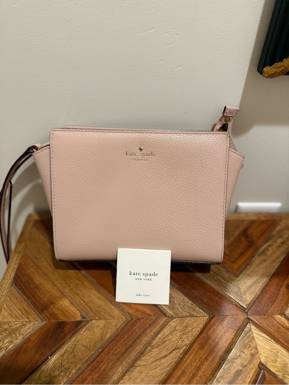 Kate Spade Grand Street Hayden Pink Leather Crossbody